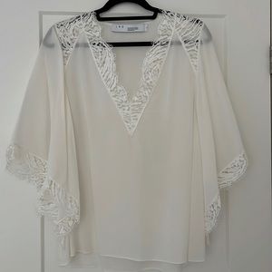 Iro Paris blouse with lace detailing